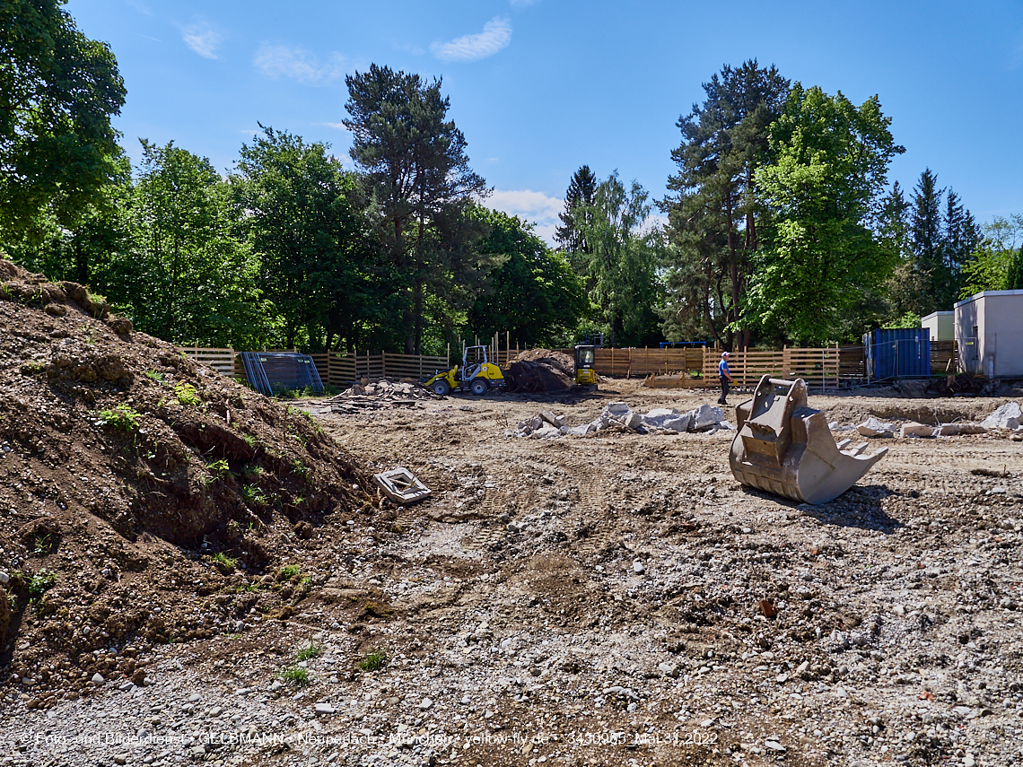 31.05.2022 - Baustelle am Haus für Kinder in Neuperlach